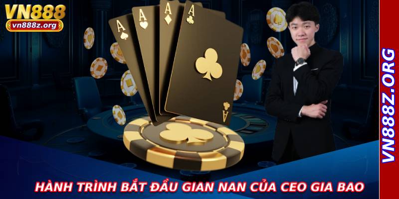 Hành trình bắt đầu gian nan của ceo gia bao